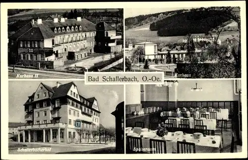 Ak Bad Schallerbach in Oberösterreich, schöne Detailansicht