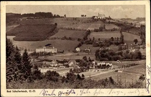 Ak Bad Schallerbach in Oberösterreich, schöne Detailansicht