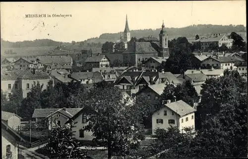 Ak Miesbach in Oberbayern, schöne Detailansicht