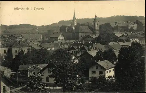 Ak Miesbach in Oberbayern, schöne Detailansicht