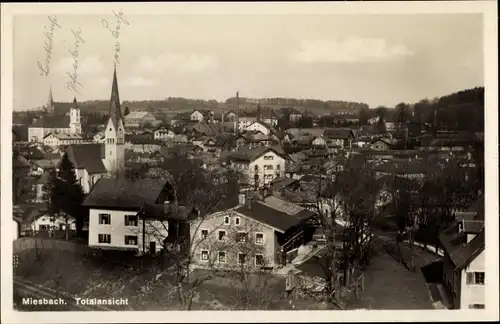 Ak Miesbach in Oberbayern, schöne Detailansicht