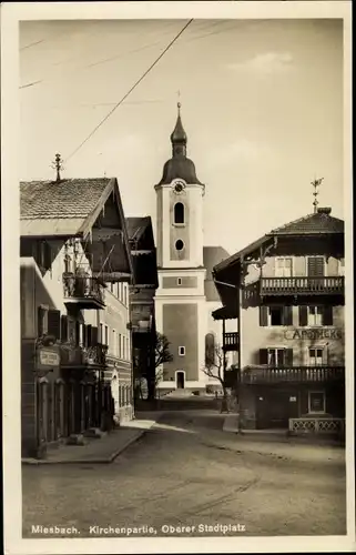 Ak Miesbach in Oberbayern, schöne Detailansicht