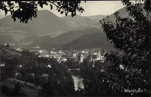 Ak Waidhofen an der Ybbs in Niederösterreich, schöne Detailansicht