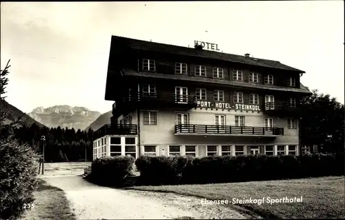 Ak Ebensee am Traunsee Oberösterreich, schöne Detailansicht