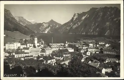 Ak Ebensee am Traunsee Oberösterreich, schöne Detailansicht