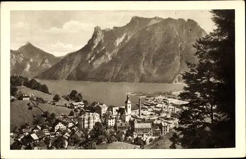 Ak Ebensee am Traunsee Oberösterreich, schöne Detailansicht