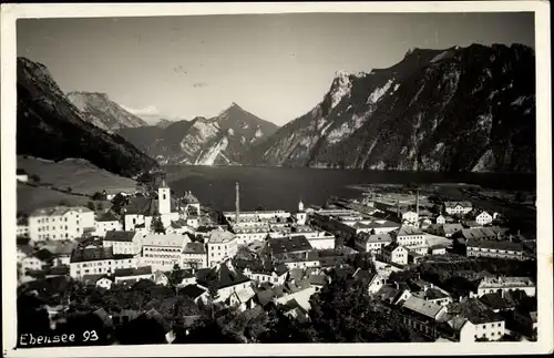 Ak Ebensee am Traunsee Oberösterreich, schöne Detailansicht