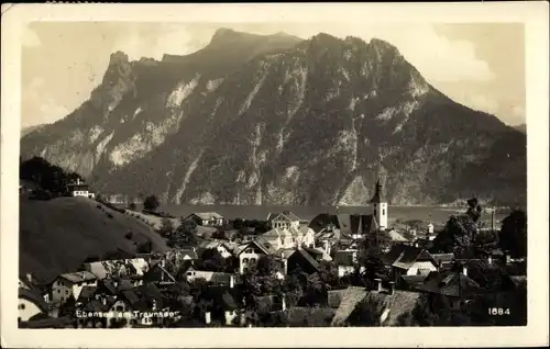 Ak Ebensee am Traunsee Oberösterreich, schöne Detailansicht