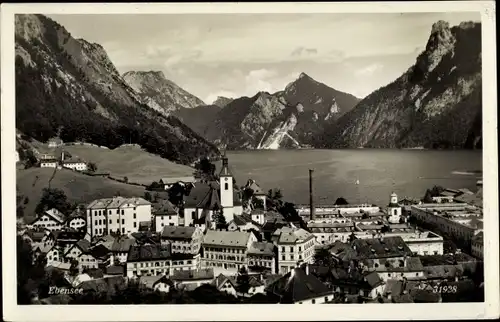 Ak Ebensee am Traunsee Oberösterreich, schöne Detailansicht