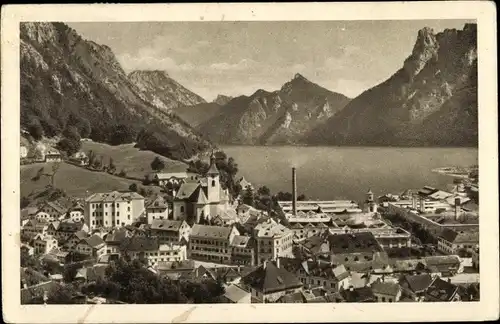 Ak Ebensee am Traunsee Oberösterreich, schöne Detailansicht