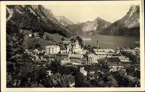 Ak Ebensee am Traunsee Oberösterreich, schöne Detailansicht