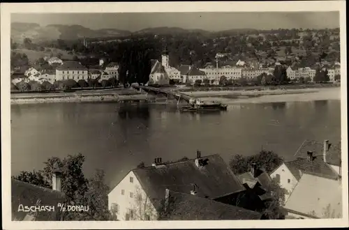 Ak Aschach an der Donau in Oberösterreich, schöne Detailansicht