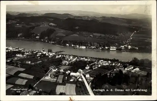 Ak Aschach an der Donau in Oberösterreich, schöne Detailansicht