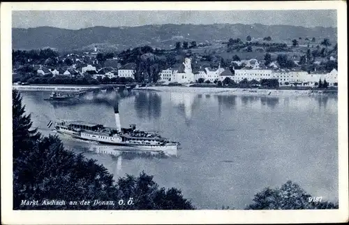 Ak Aschach an der Donau in Oberösterreich, schöne Detailansicht