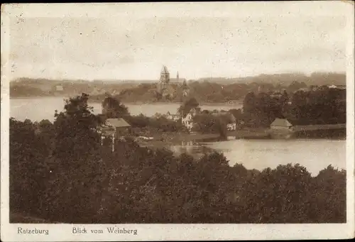 Ak Ratzeburg in Schleswig Holstein, schöne Detailansicht