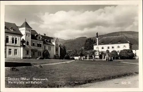 Ak Seckau in der Steiermark, schöne Detailansicht