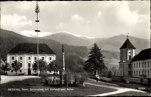 Ak Seckau in der Steiermark, schöne Detailansicht