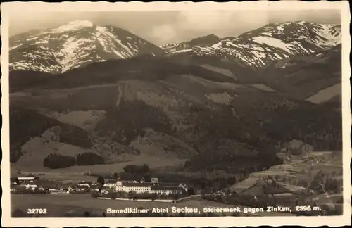 Ak Seckau in der Steiermark, schöne Detailansicht