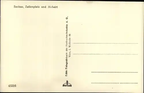 Ak Seckau in der Steiermark, schöne Detailansicht