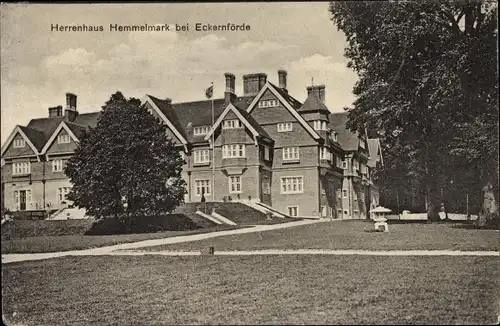 Ak Eckernförde in Schleswig Holstein, Herrenhaus Hemmelmark