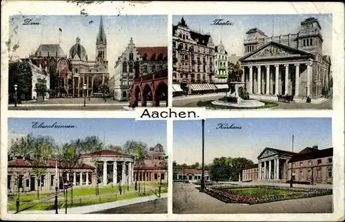 10 alte Ak Aachen, diverse Ansichten, diverse Ansichten
