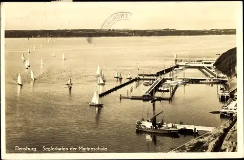 Ak Flensburg in Schleswig Holstein, schöne Detailansicht