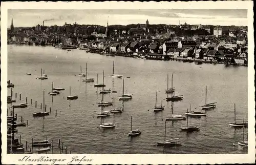 Ak Flensburg in Schleswig Holstein, schöne Detailansicht