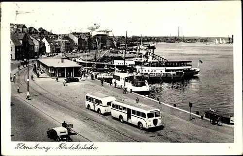 Ak Flensburg in Schleswig Holstein, schöne Detailansicht