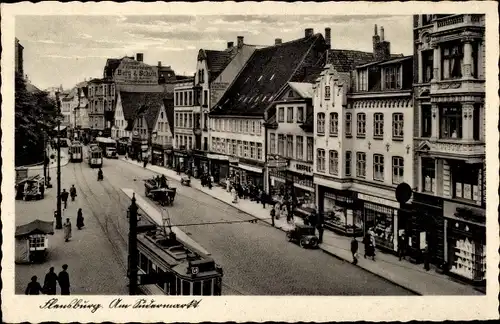 Ak Flensburg in Schleswig Holstein, schöne Detailansicht