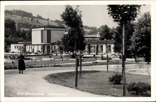 Ak Bad Schallerbach in Oberösterreich, schöne Detailansicht