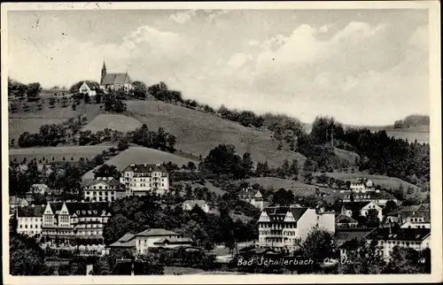 Ak Bad Schallerbach in Oberösterreich, schöne Detailansicht