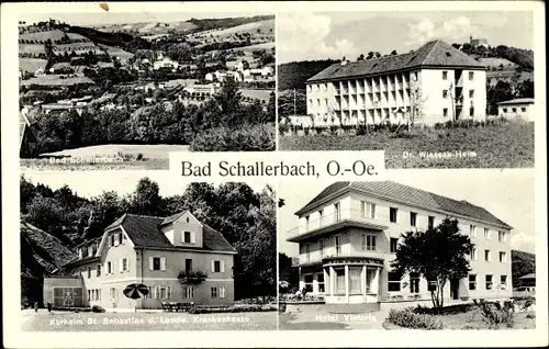 Ak Bad Schallerbach in Oberösterreich, schöne Detailansicht