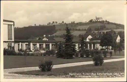 Ak Bad Schallerbach in Oberösterreich, schöne Detailansicht