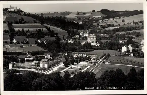 Ak Bad Schallerbach in Oberösterreich, schöne Detailansicht