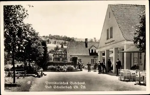 Ak Bad Schallerbach in Oberösterreich, schöne Detailansicht