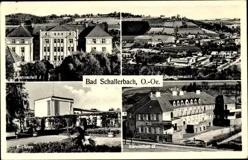 Ak Bad Schallerbach in Oberösterreich, schöne Detailansicht