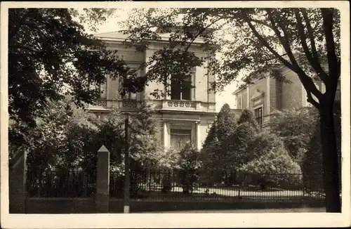 Ak Hamburg Eimsbüttel Harvestehude, Mittelweg Nr. 98, Villa und Garten