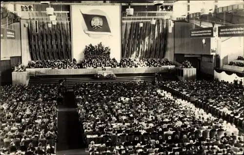 Ak Berlin Mitte, 3. Parteikonferenz der Sozialistischen Einheitspartei Deutschlands 1956, DDR