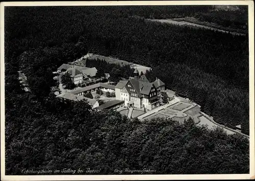 Ak Dassel in Niedersachsen, Blick auf das Erholungsheim im Solling, Fliegeraufnahme