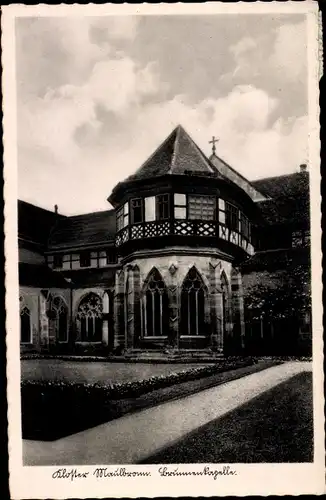 Ak Maulbronn im Enzkreis Baden Württemberg, Blick auf die Brunnenkapelle