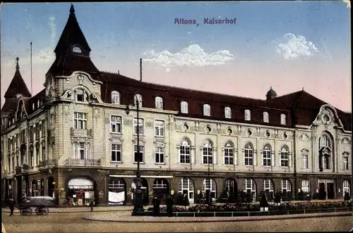 Ak Hamburg Altona, Kaiserhof, Außenansicht