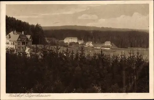 Ak Elgershausen Schauenburg Nordhessen, Blick zum Waldhof mit Umgebung