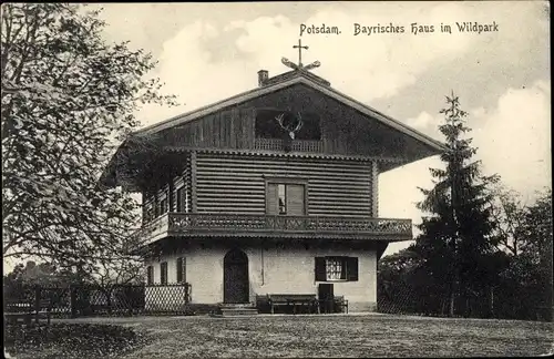 Ak Potsdam in Brandenburg, Bayrisches Haus im Wildpark