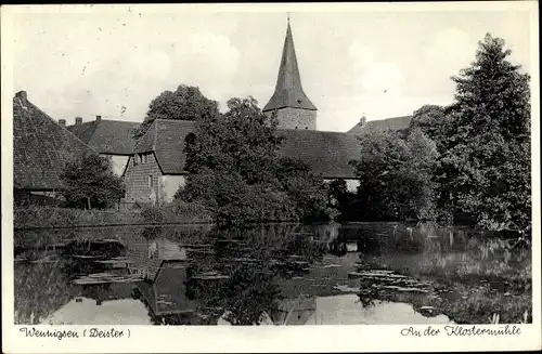 Ak Wennigsen Deister, An der Klostermühle, Teich