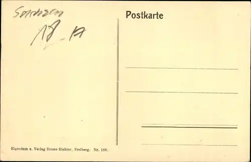 Ak Freiberg im Kreis Mittelsachsen, Letzte große Königs Bergparade 6.4.1905, Aufzug der Hüttenleute