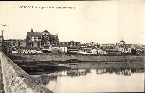 Ak Cordoba Andalusien Spanien, Panoramablick auf die Stadt