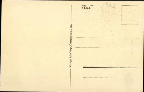Ak Georgenthal in Thüringen, schöne Detailansicht