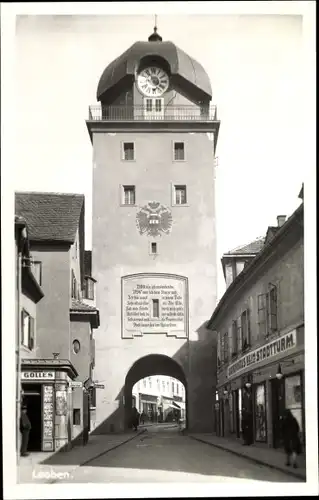 Ak Leoben in der Steiermark, schöne Detailansicht