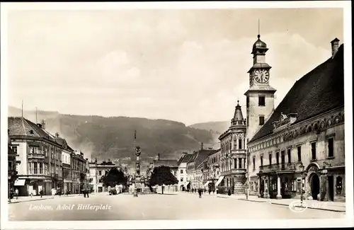 Ak Leoben in der Steiermark, schöne Detailansicht