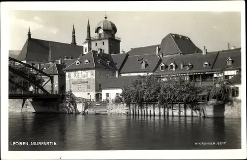 Ak Leoben in der Steiermark, schöne Detailansicht